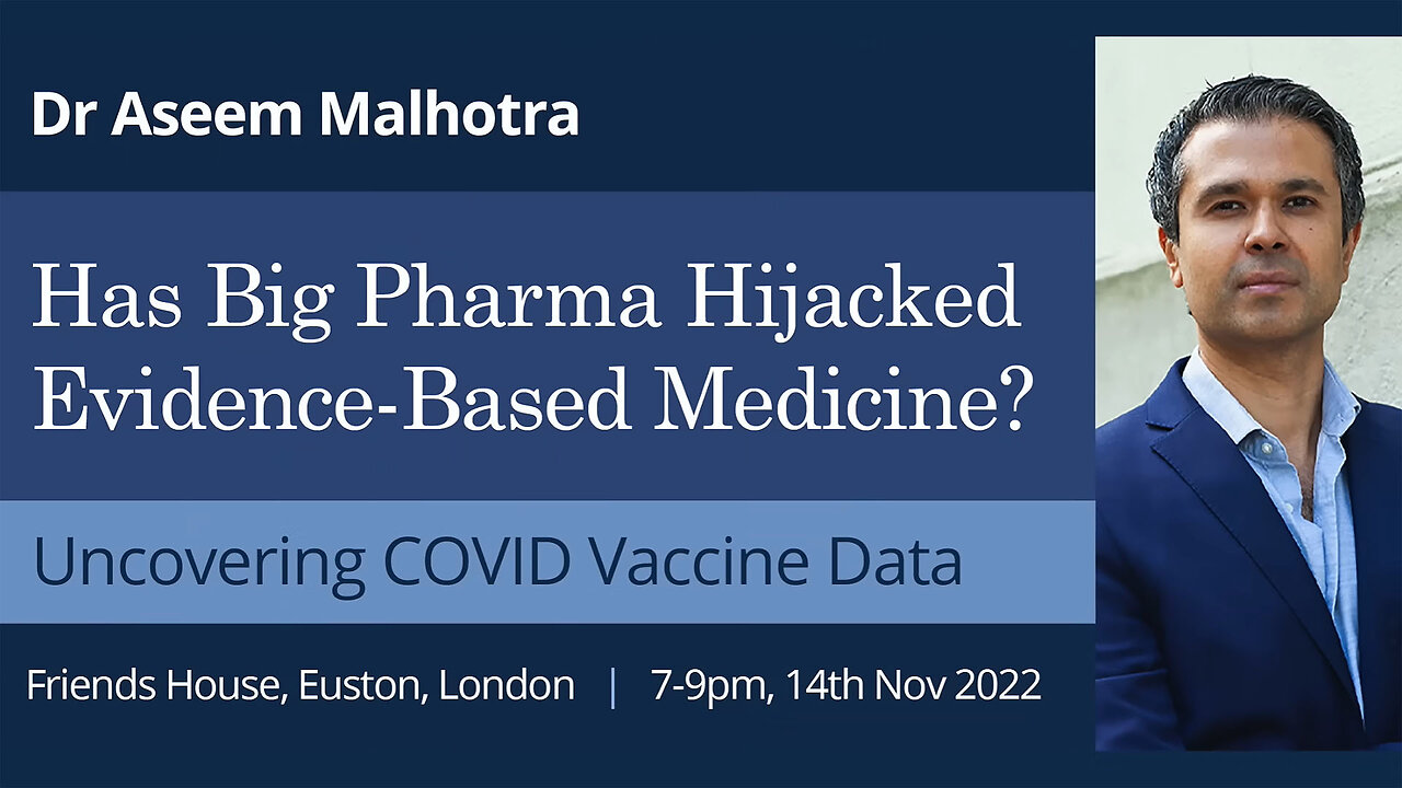 Dr. Aseem Malhotra: Has Big Pharma Hijacked Evidence-Based Medicine? 💊👨‍⚕️⛓️👩‍⚕️💉