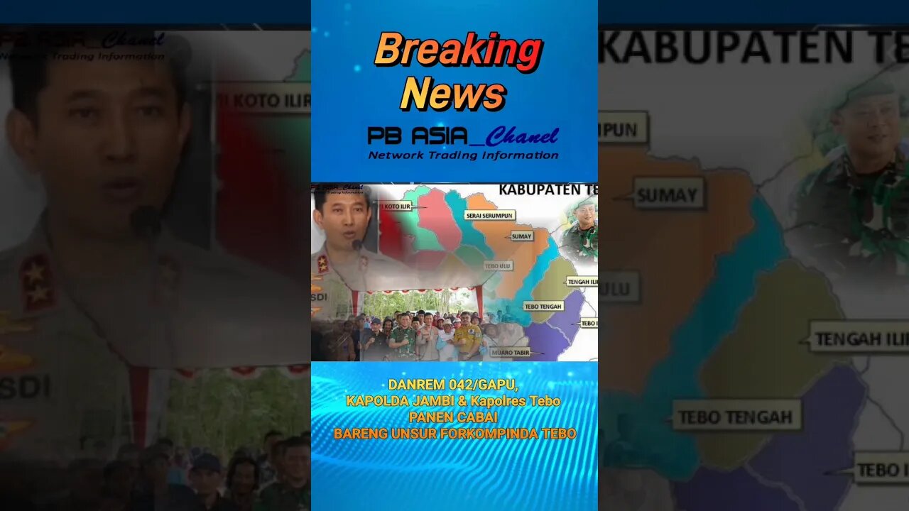 Panen Cabai Jajaran FORKOMPINDA Kab.Tebo Bersama Kapolda Jambi & Dandrem Gapu 042