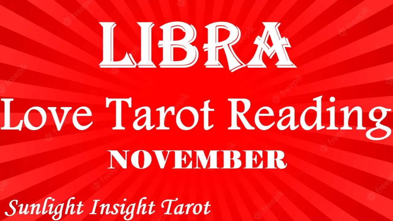 LIBRA *Get Yourself Ready Because This Will Take Off Like Lightning!*💘⚡TAROT NOV 2022 LOVE