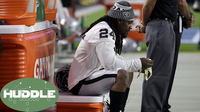 Marshawn Lynch REFUSES to Stand for the National Anthem -The Huddle