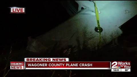 Plane crashes in Wagoner County