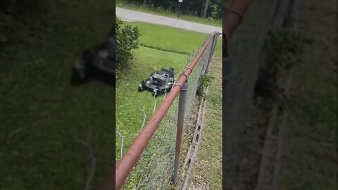 Dude Built Himself A Remote Controlled Lawn Mower To Cut His Grass All By Himself!