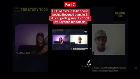 CEO of Kylar.io talks about buying Beyoncé Domain Part 2