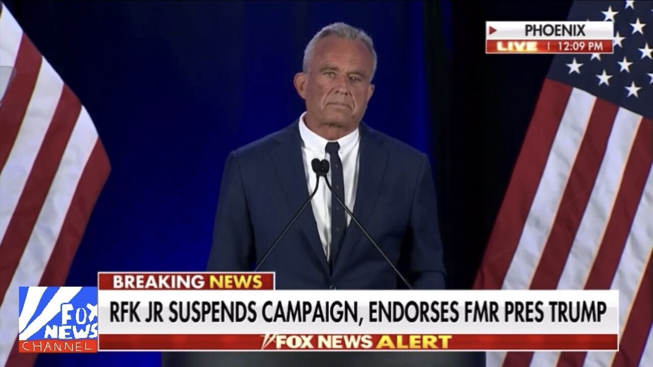 MUST WATCH: RFK Jr. Drops out of Presidential Race; Endorses Donald Trump (August 23, 2024)