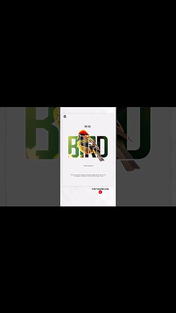 Creative Typography in Photoshop 👆 Watch Full Tutorial