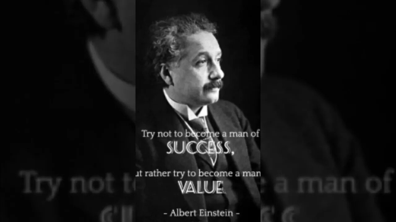 Albert Einstein Quotes Try not to become #shorts