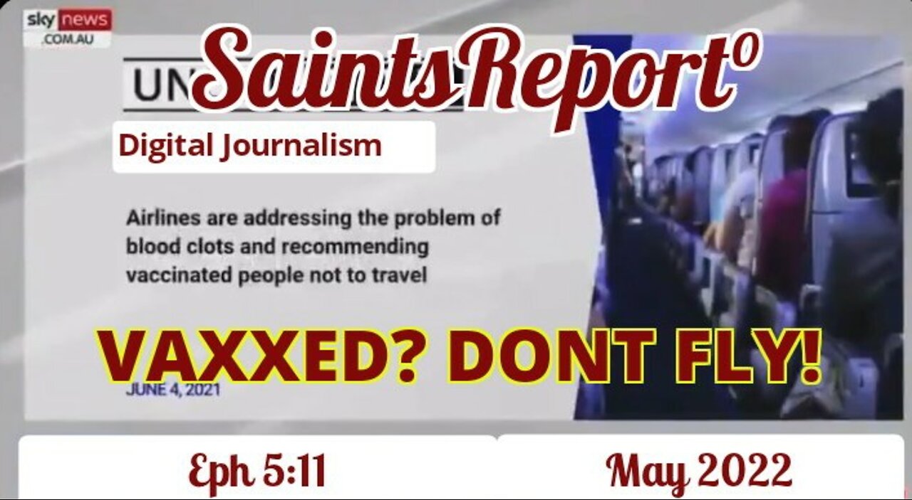 1k39. ⛔AIRLINES WARN Vaxxed NOT To Fly ⛔