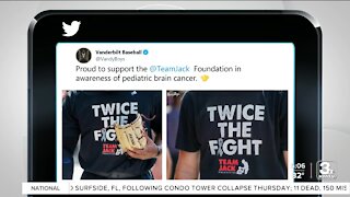 Vandy Boys join Team Jack to raise awareness of pediatric brain cancer