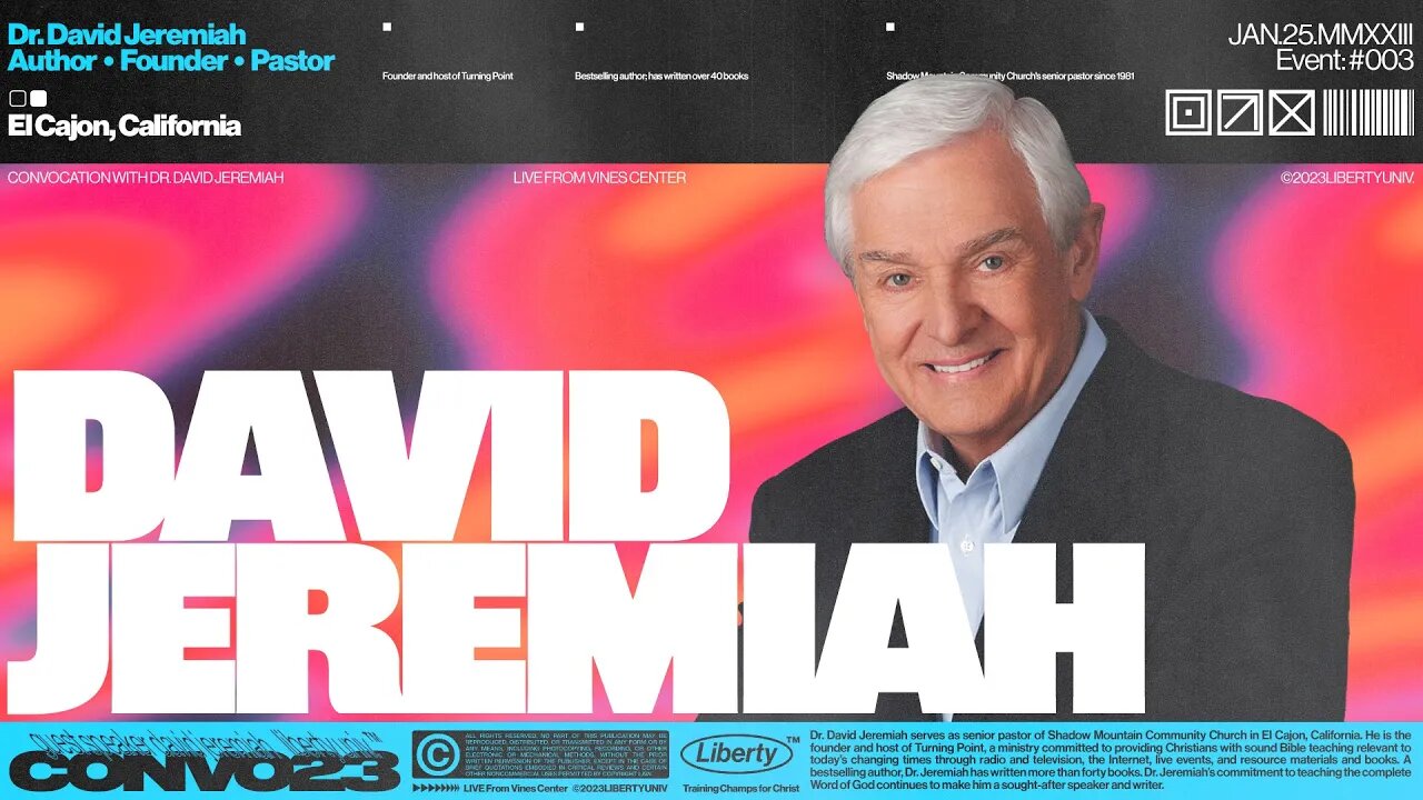 Convocation | Dr. David Jeremiah