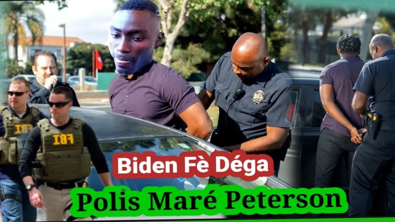 DCPJ Maré Peterson pou Dosyé Pasport Fanm Vòlè pouli li Tap Voyagé Nan Biden/Tèt Peterson Pati