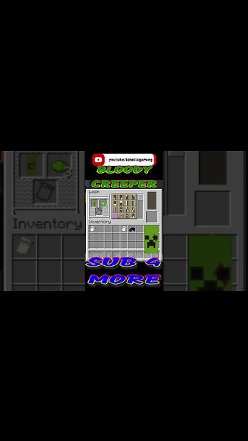 Bloody Creeper Banner | Minecraft