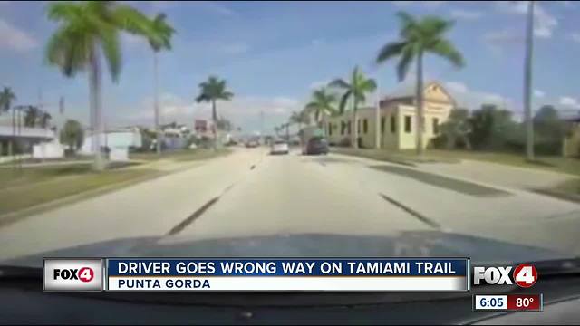 Video shows wrong way driver in Punta Gorda