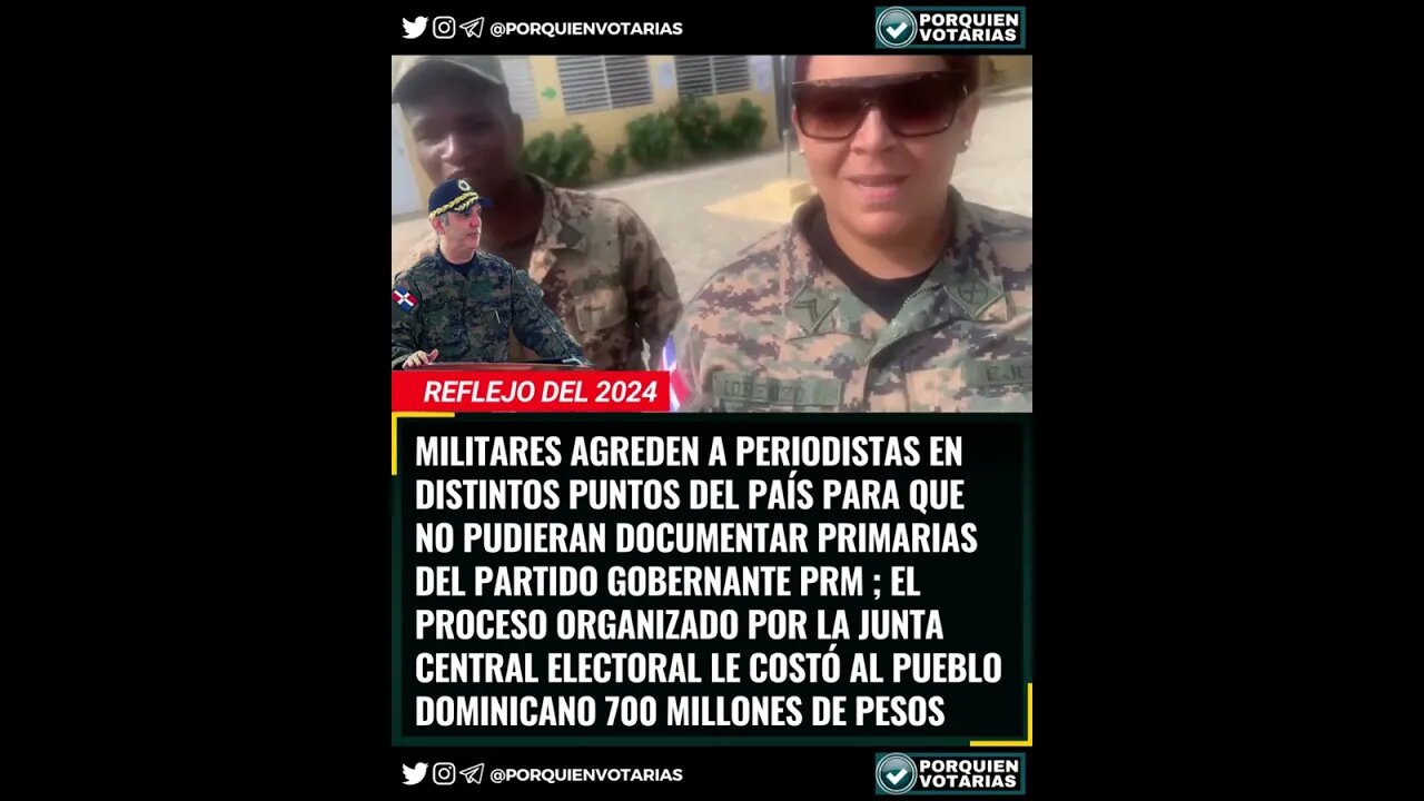 ⚡️MILITARES AGREDEN A PERIODISTAS EN DISTINTOS PUNTOS DEL PAÍS