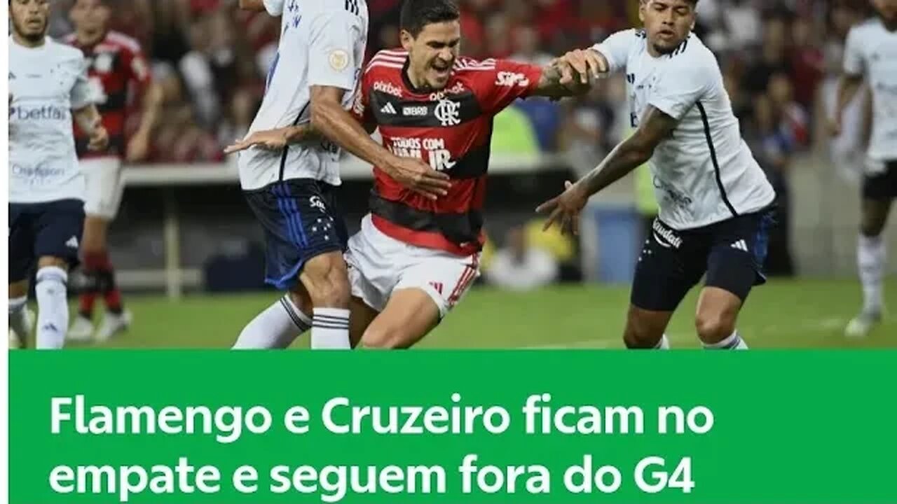 Flamengo 1 x 1 Cruzeiro - Melhores Momentos (COMPLETO) | Brasileirão 2023 / GABIGOL PERDEU PENALTI