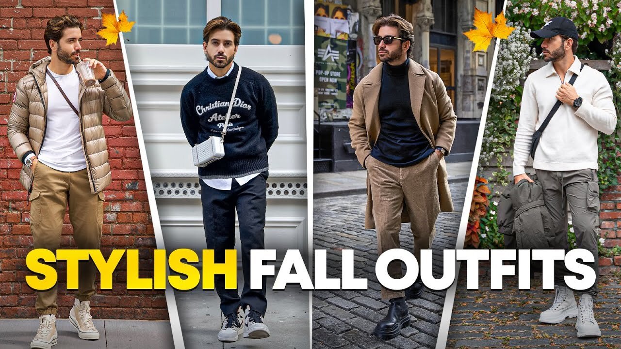 4 Easy Men's Outfits For Fall 🍃 Style Inspo Lookbook 2022