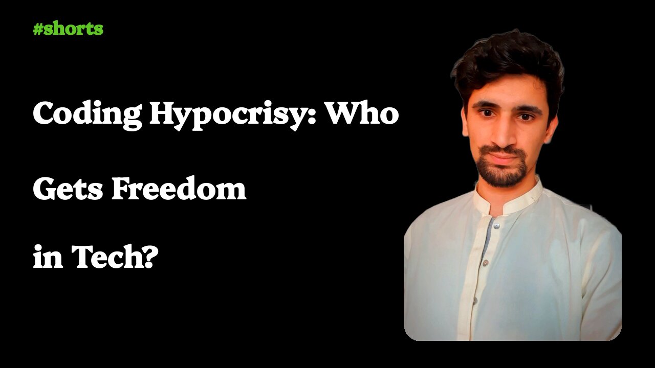 Coding Hypocrisy: Who Gets Freedom in Tech? #shorts #OpenSource #freePalestine