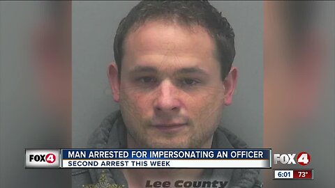 Two men arrested for impersonating law enforcement using badges, sirens, and lights