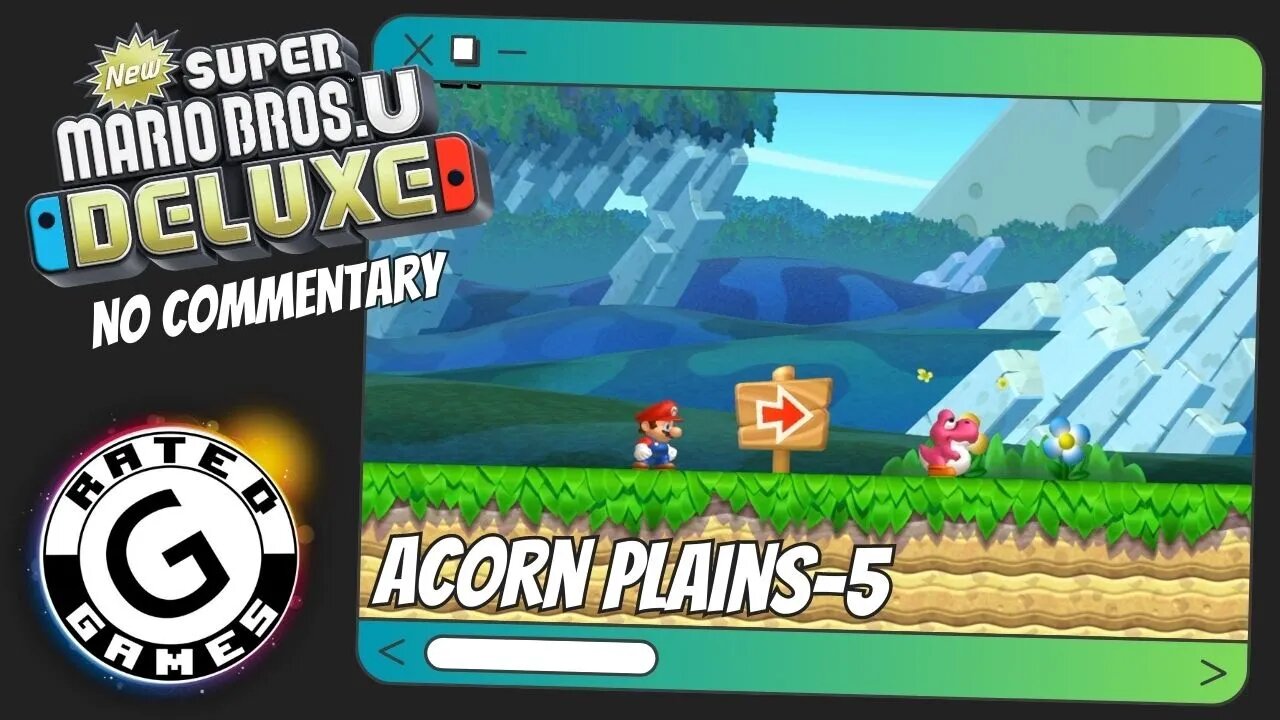 Acorn Plains-5 - Rise of the Piranha Plants ALL Star Coins - New Super Mario Bros U Deluxe