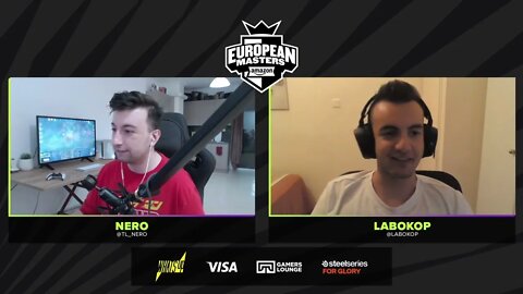 EU Masters Play Ins 25/08/2022 : Team Phantasma vs Esuba