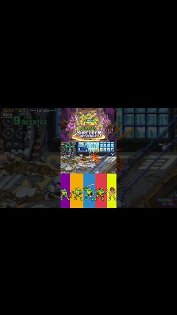 TARTARUGAS NINJAS SHORTS #69 - FASE 12