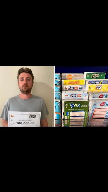 Ontario Man Wins Big In The Lottery After Buying A Ticket For The First Time
