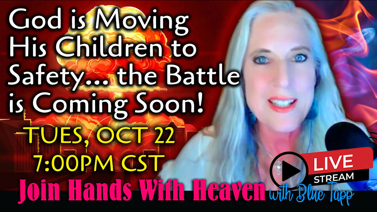 Blue Tapp LIVE! God is Moving His Children... The Battle is Coming Soon!