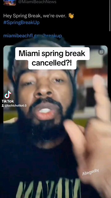 Miami, Florida BANS Spring Break! Florida Is Not Racist!
