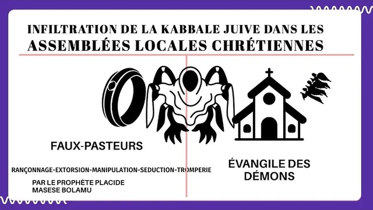 INFILTRATION DE LA KABBALE JUIVE DANS NOS ASSEMBLEES CHRETIENNES LOCALES N°1