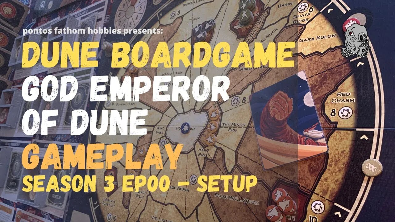 Dune Boardgame GF9 S3E0 - Season 3 - God Emperor of Dune Gameplay - Setup