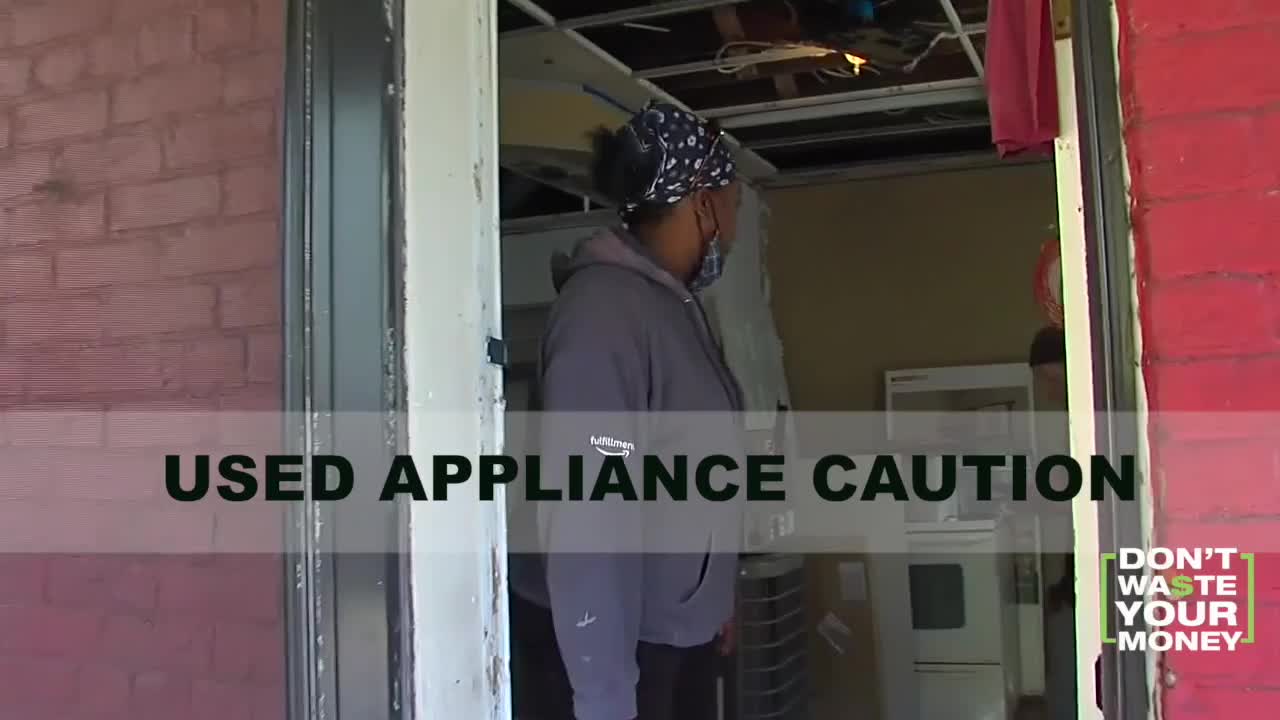 Used Appliance Caution