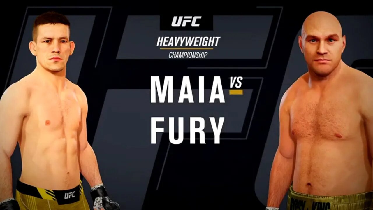 EA Sports UFC 4 Gameplay Tyson Fury vs Demian Maia