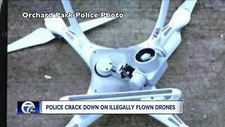 Police crack down on illegally flown drones