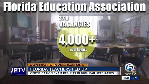 Florida education boss avoids questions after 1,000+ teachers terminated for failing state exam