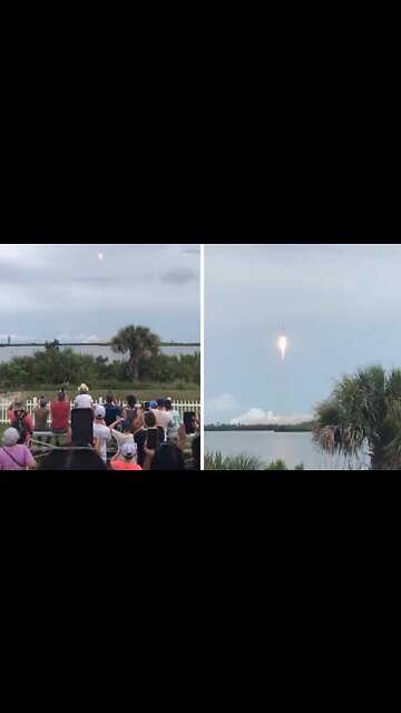 Incredible footage of Falcon 9 for SES-22 satellite mission