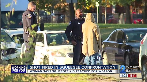Shot fired in squeegee confrontation on Wednesday