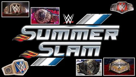 Fixing All The WWE CHAMPIONSHIPS Ahead of SUMMERSLAM : OFF THE CUFF