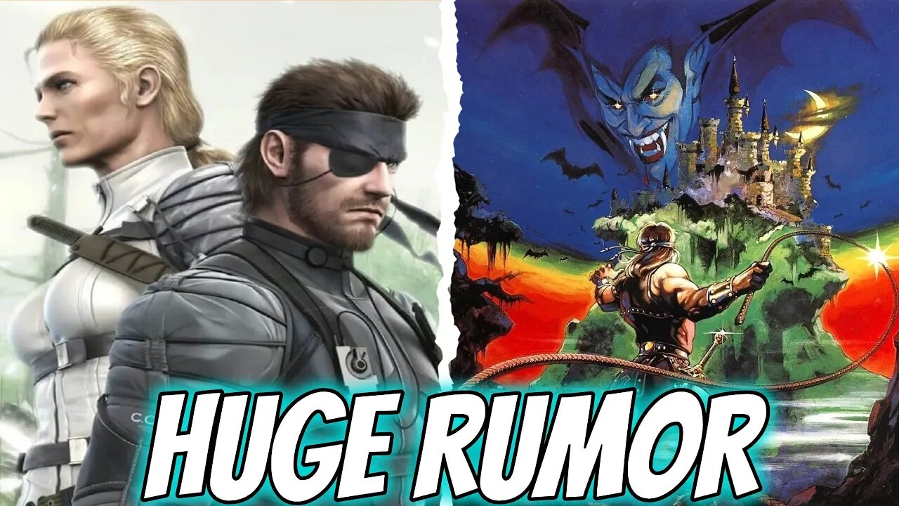 Metal Gear Solid 3 Remake & Castlevania At E3 2023?? - RUMOR