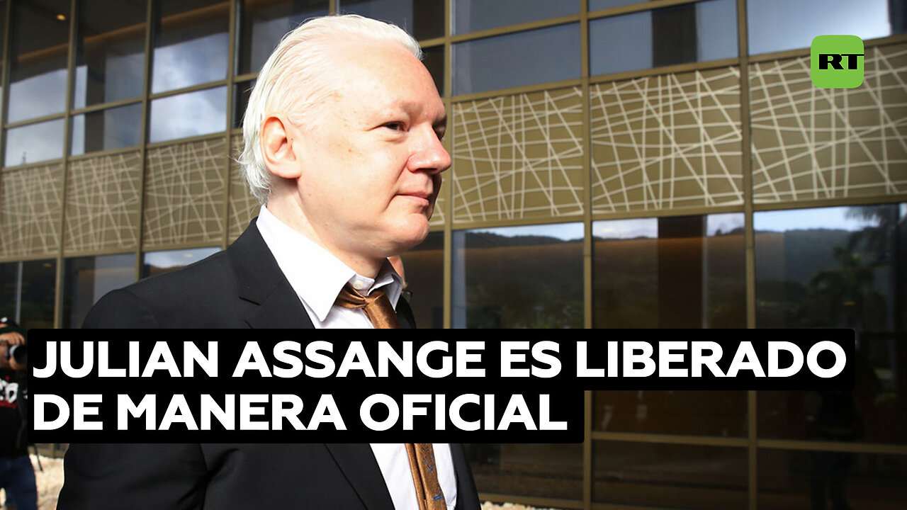 Julian Assange es libre oficialmente