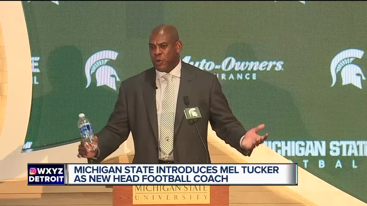 Mel Tucker introduced as new Michigan State head coach