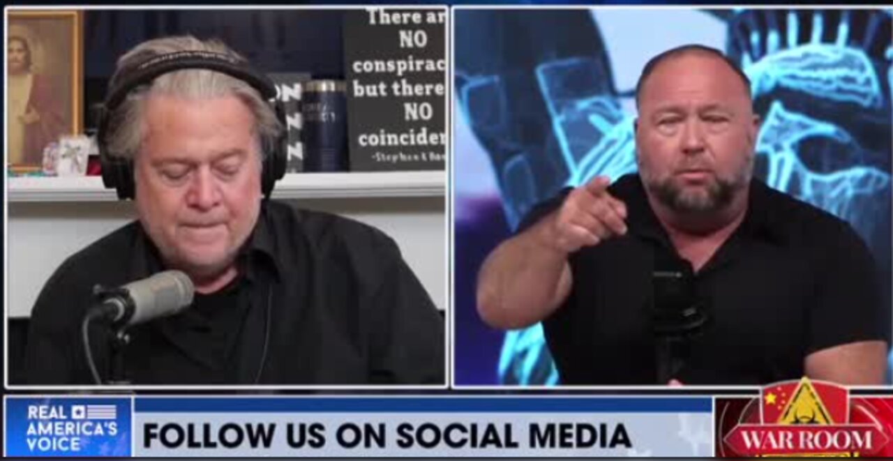 TWO GIANTS AT A CROSSROAD: Alex Jones joins Steve Bannon - it was Truly One Interview for the Ages