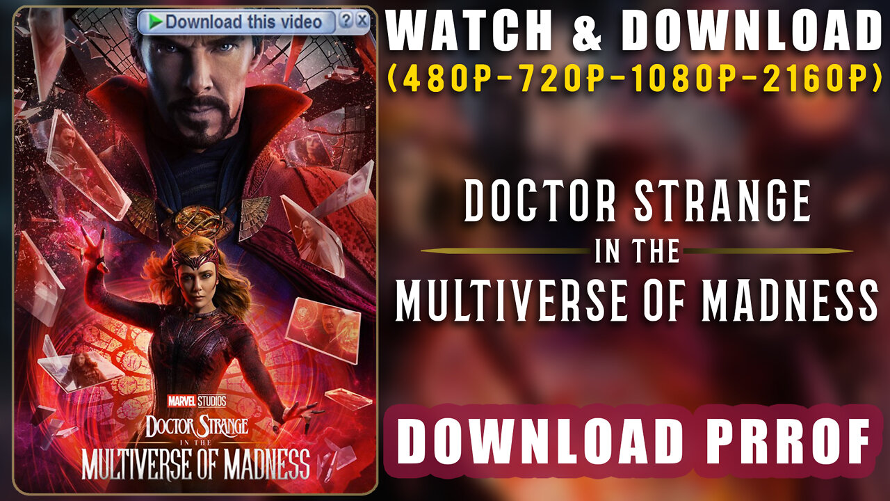 Doctor Strange in The Multiverse of Madness 2022 Full HD