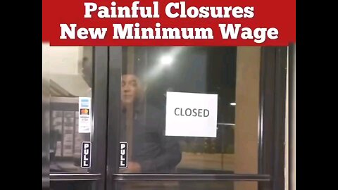 Businesses are closing & employees are being fired in California after minimum wage spike to $20/hr.