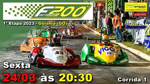 FÓRMULA 200 | Corrida 1 | 1ª Etapa 2023 | Goiânia (GO) | Ao Vivo