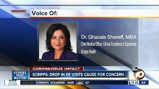Scripps Health official speaks on decrease in ER visits