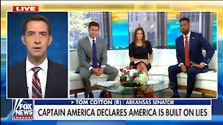 Sen Cotton Hits NY Times For Suggesting American Flag Is Divisive