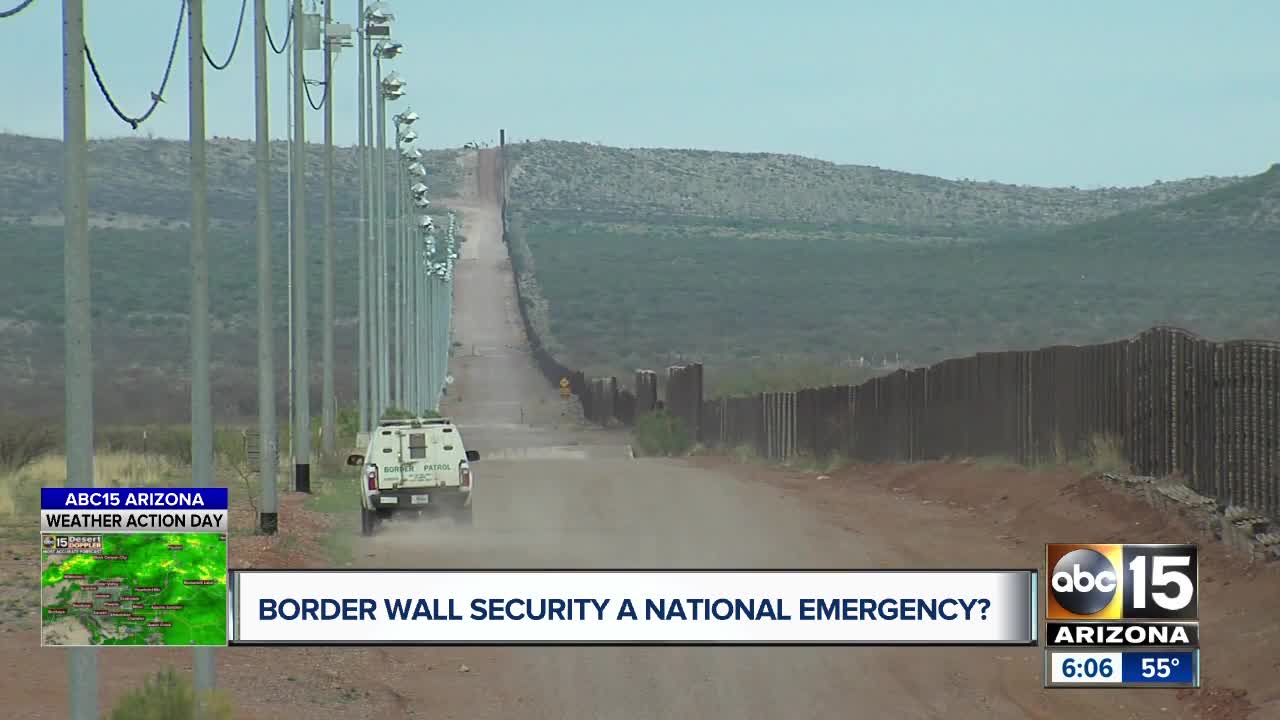 Is "national emergency" justified at the border?