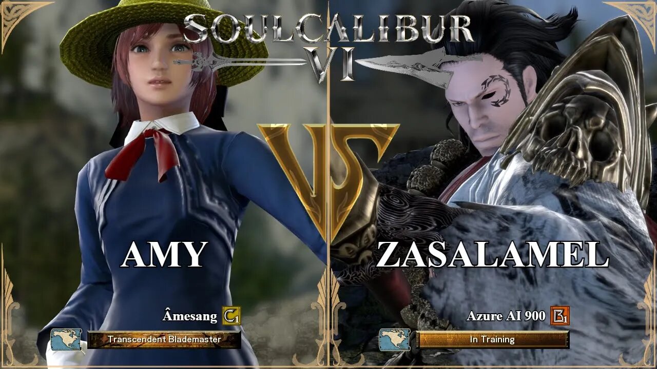 SoulCalibur VI — Amesang (Amy) VS Azure AI 900 (Zasalamel) | Xbox Series X Casual