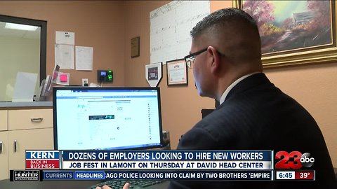 Kern Back In Business: Lamont prepares for Job Fest