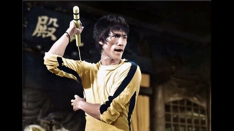 Cross kick Studio Films Bruce Lee Game of Death