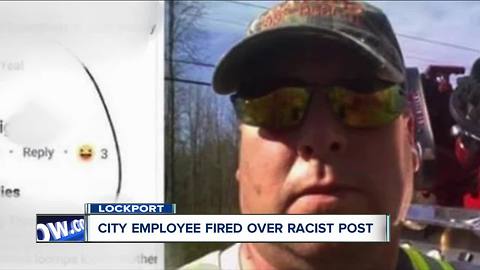 City employee off the job after racist Facebook post